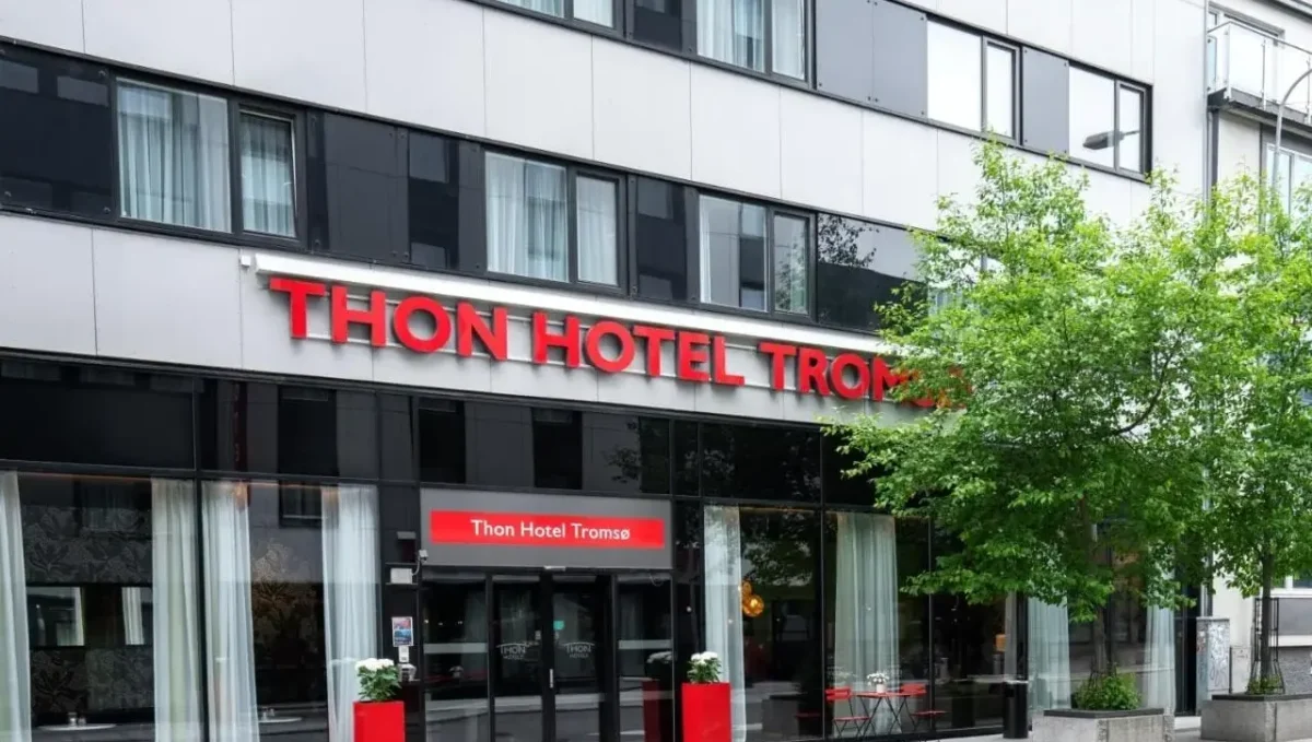 Exterior of Thon Hotel Tromsø building