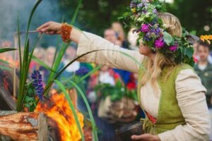 Midsummer Finland celebration