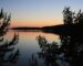 Summer Rovaniemi Lapland midnight sun lake